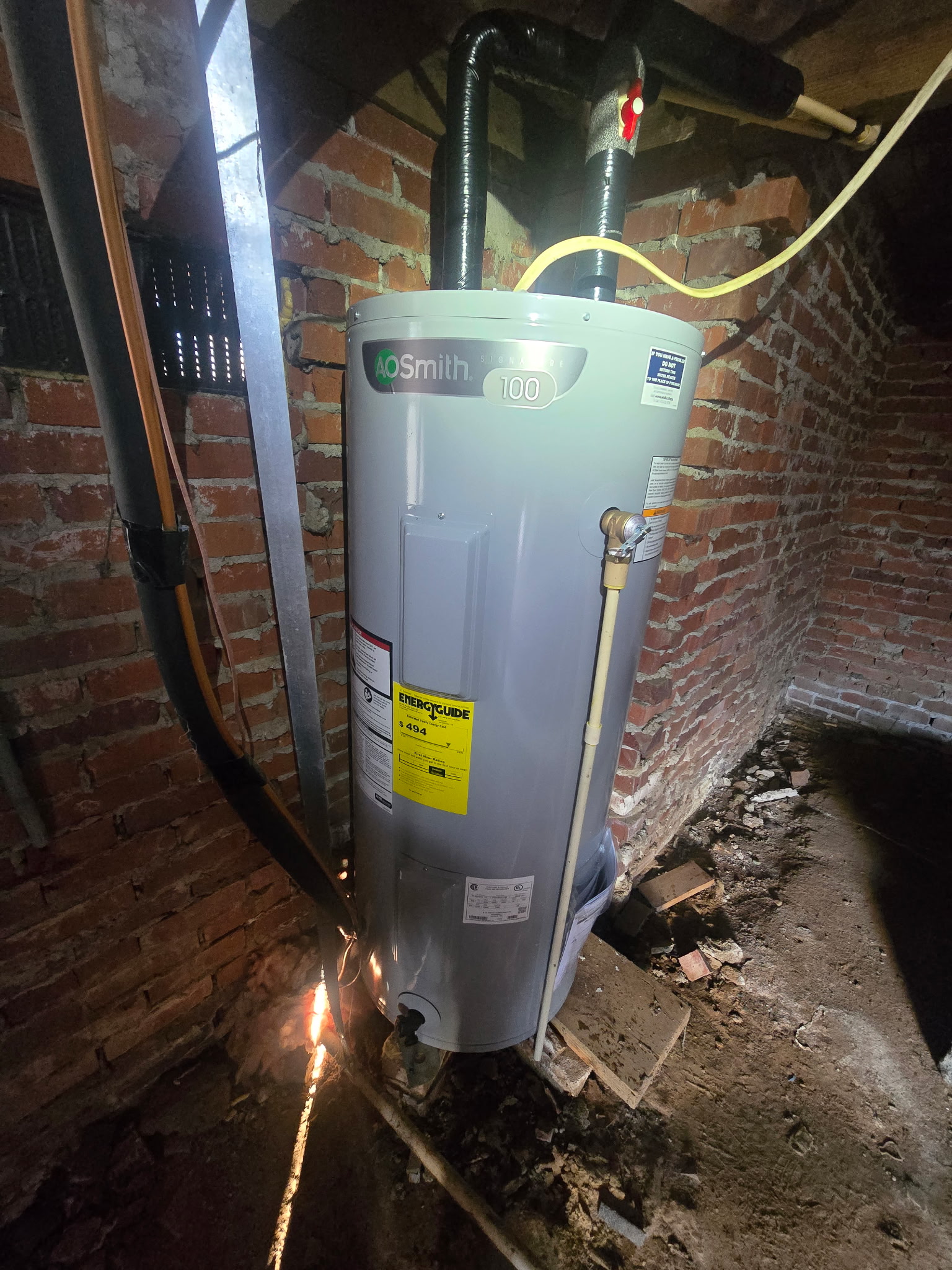 After water heater