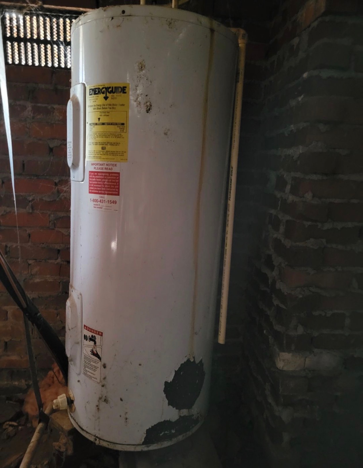 Before water heater